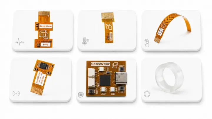 SensWear PPG Temp Touch Haptic Debug Ring SensWear PPG Temp Touch Haptic Debug Ring