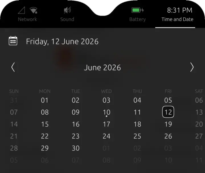 Ubuntu Touch Notch support