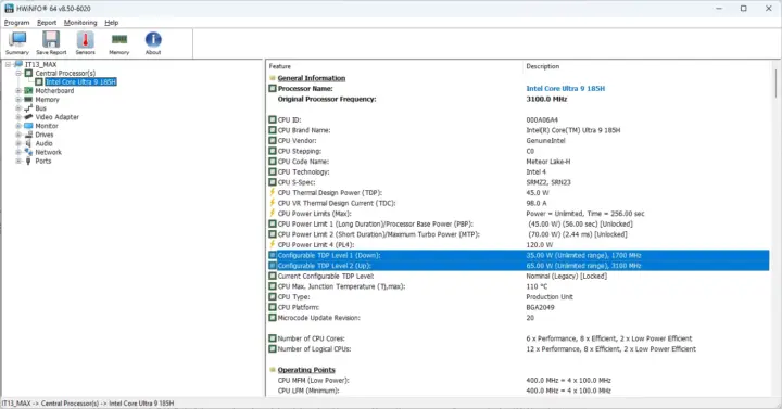AMD Ryzen 5 7545U CPU Power Limit AMD Ryzen 5 7545U CPU Power Limit