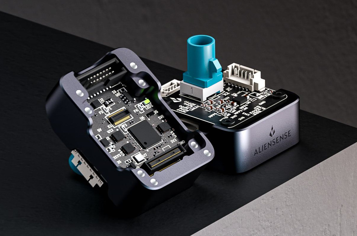 Aliensense NXS sensor board for robots