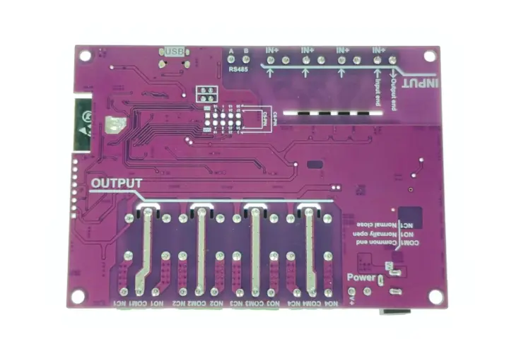 ESP32-C5 relay board bottom ESP32-C5 relay board bottom