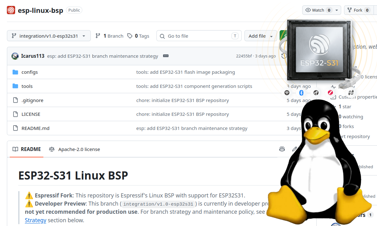 ESP32 S31 Linux