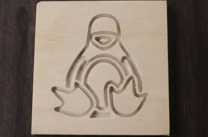 Engraving Finished plywood