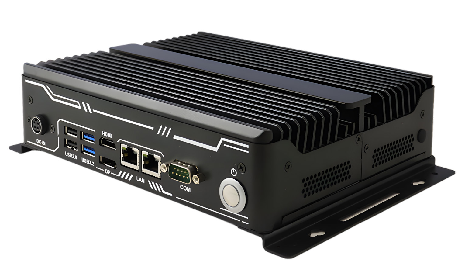 Fanless AMD Ryzen Embedded 8000 Edge AI computer
