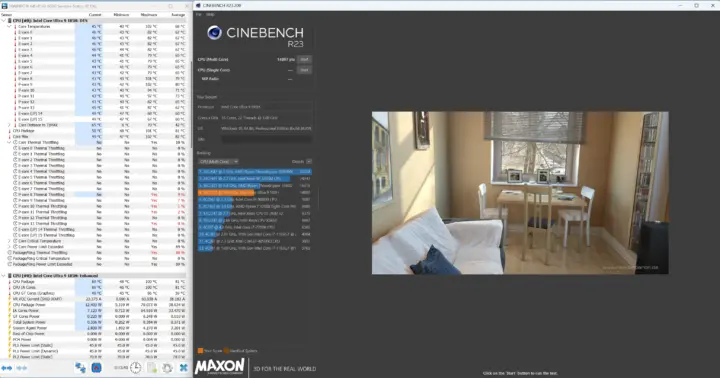 GEEKOM IT13 Max WIndows 11 cinebench R23CPU Throttling GEEKOM IT13 Max WIndows 11 cinebench R23CPU Throttling