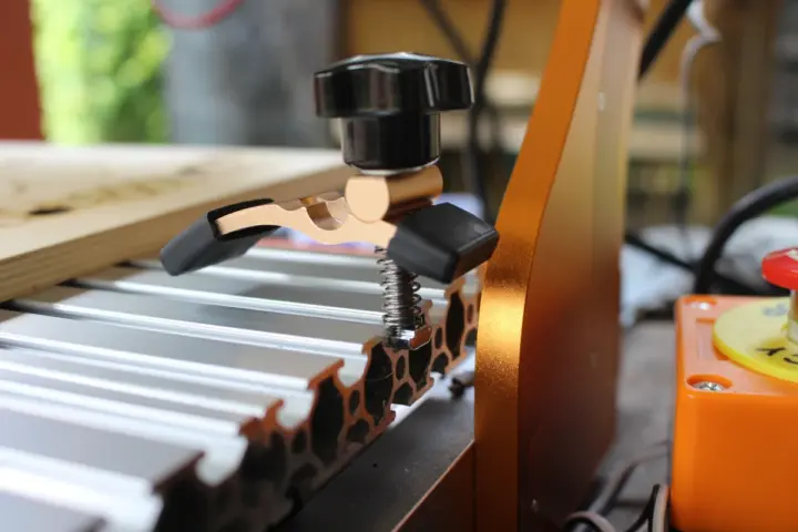 Install clamps