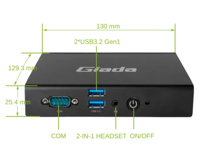 Intel Core 5 315 embedded PC RS232