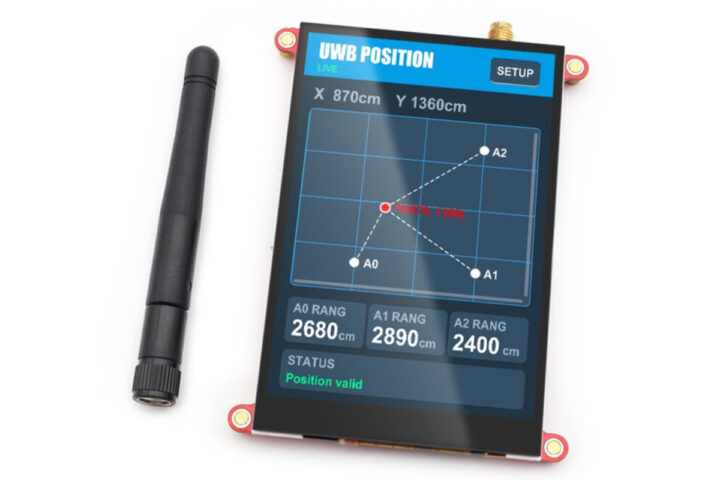 Makerfabs MaTouch ESP32 S3 3.95 inch UWB Display 720x480 1