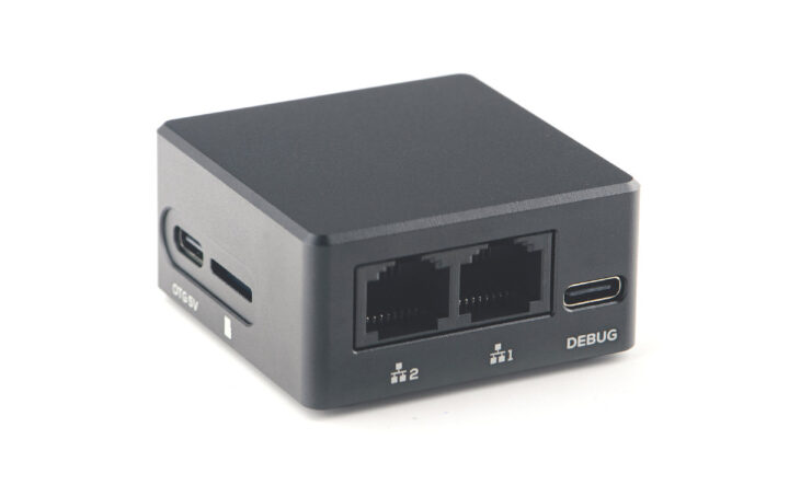 NanoPi R28S Dual GbE router USB C Debug port