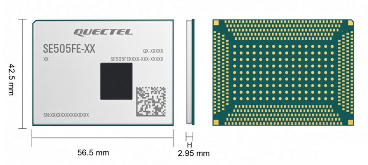 โมดูลอัจฉริยะ Quectel SE505FE 5G Sub-6 GHz