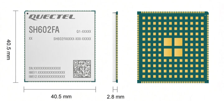 โมดูล LTE อัจฉริยะ Quectel SH602FA แบบ Multi-mode พร้อม Wi-Fi และ Bluetooth