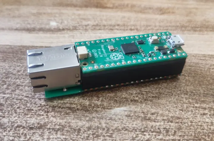 Raspberry Pi Pico H WIZNet W5100S Ethernet HAT Raspberry Pi Pico H WIZNet W5100S Ethernet HAT