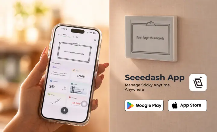 Seeedash app for Sticky Seeedash app for Sticky