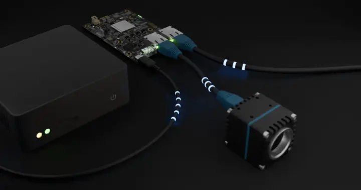 Thunderbolt 3 10GbE IP camera connection Thunderbolt 3 10GbE IP camera connection