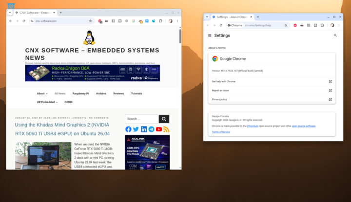 Google Chrome บน Raspberry Pi OS