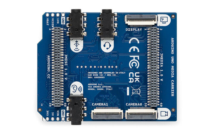 บอร์ด Arduino UNO Media Carrier