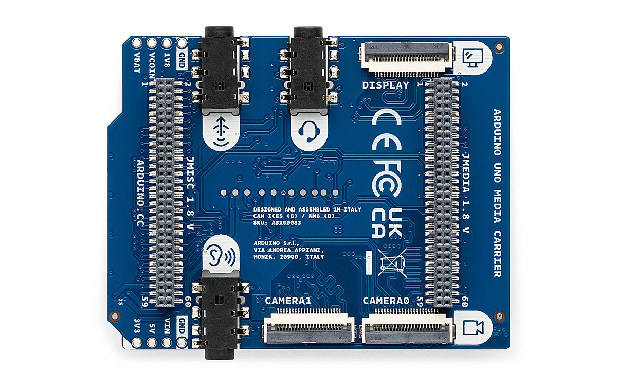 Arduino UNO Media Carrier board