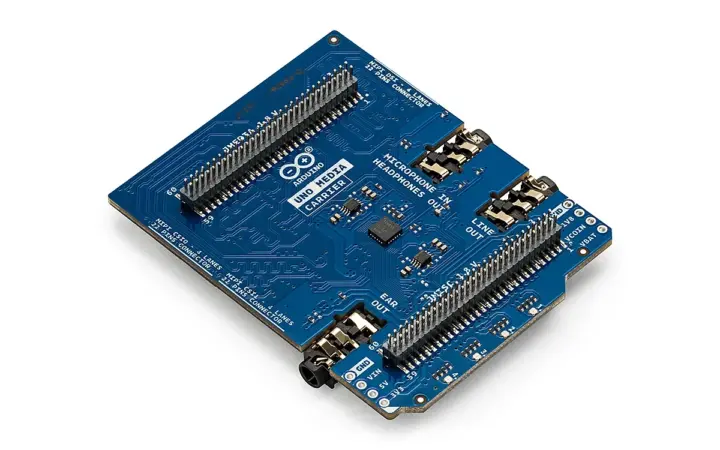 ขั้วต่อ MIPI DSI, CSI และแจ็คเสียงบน Arduino UNO Q
