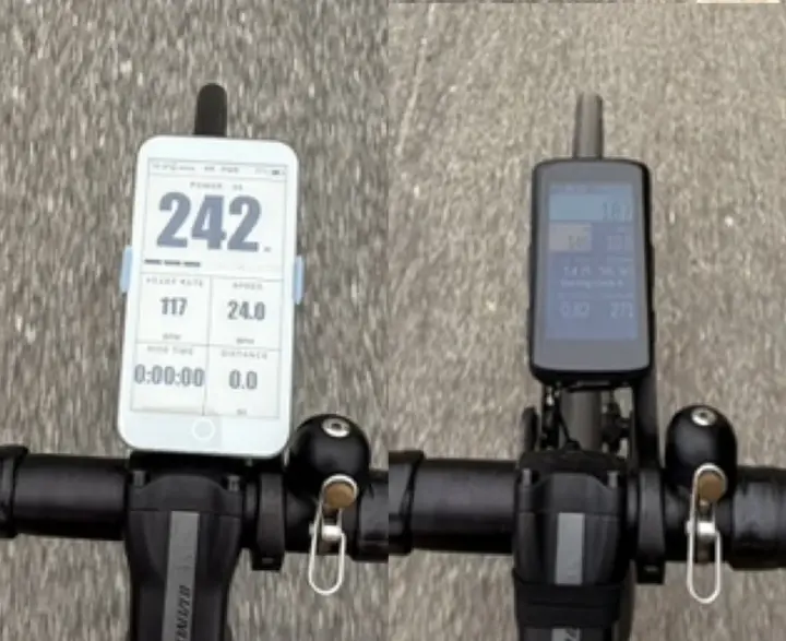 เปรียบเทียบคอมพิวเตอร์จักรยานจอ E-Ink แบบ DIY กับ Garmin Edge