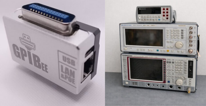 GPIBee อะแดปเตอร์ PoE เป็น GPIB