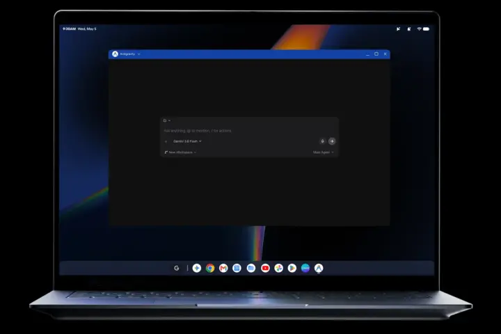 Googlebook OS Antigravity
