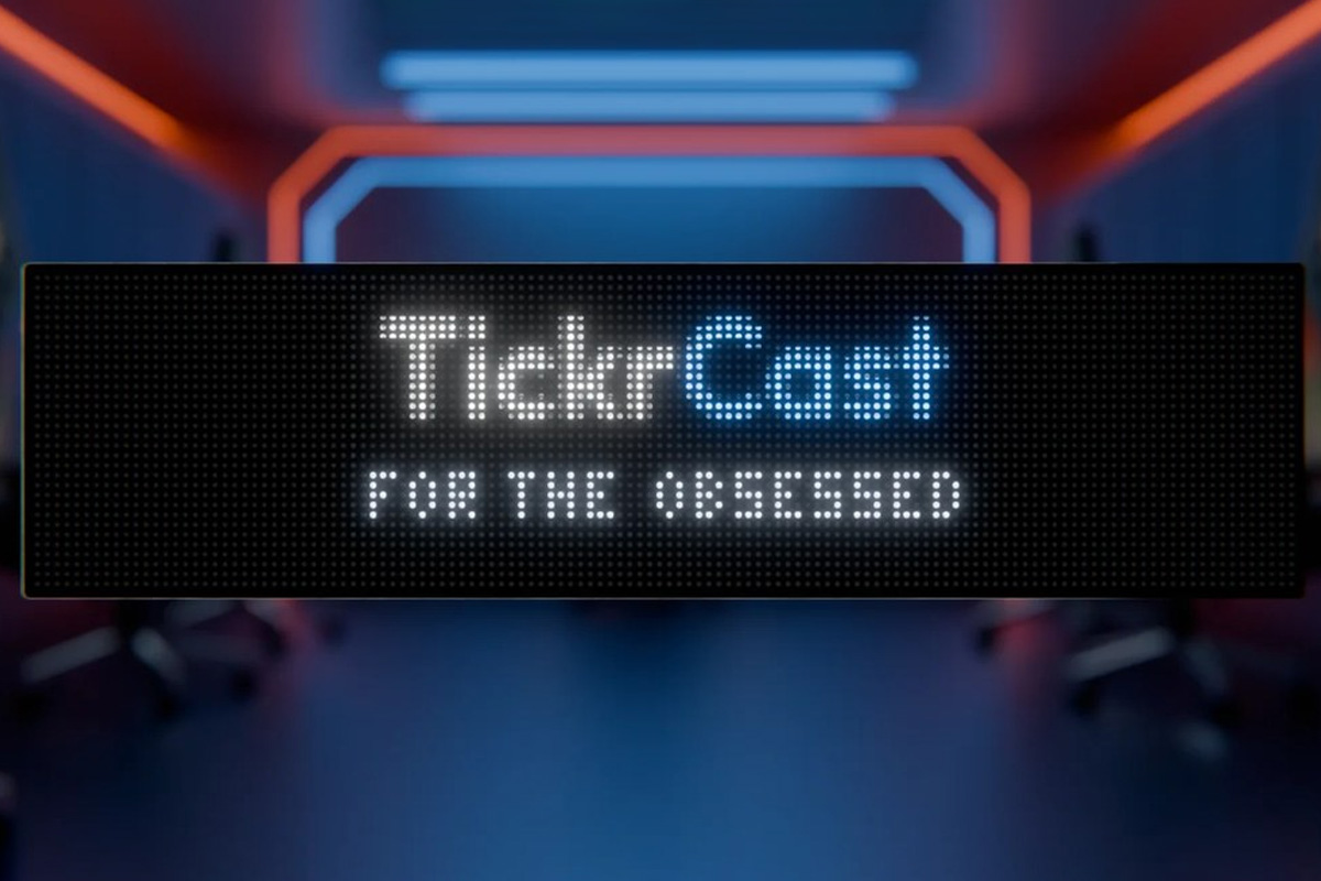 จอ TickrCast LED Ticker แบบขยายโมดูลเพิ่มได้