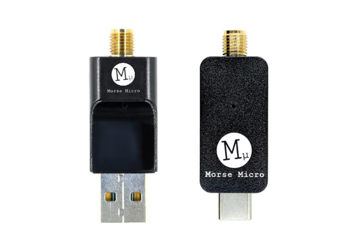 อะแดปเตอร์เครือข่าย USB Wi-Fi HaLow ของ Morse Micro ในรูปแบบ USB-A และ USB-C