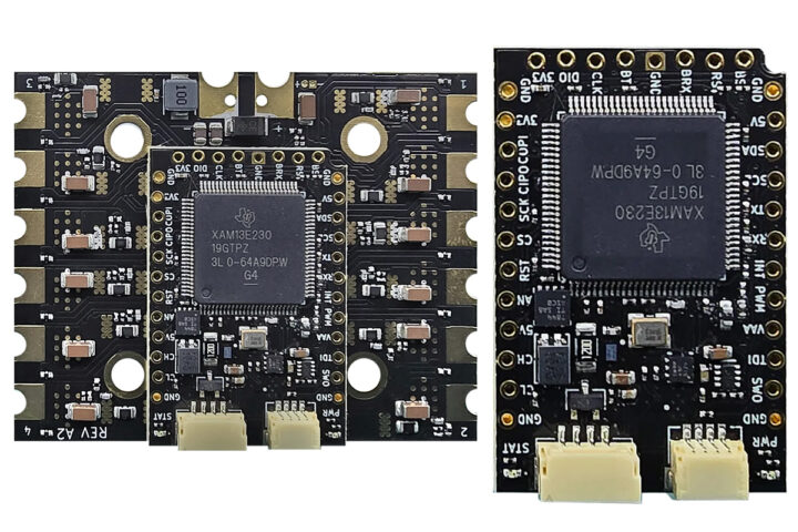 บอร์ดพาหะ BeagleConnect QuadESC และโมดูล BeagleConnect Torque
