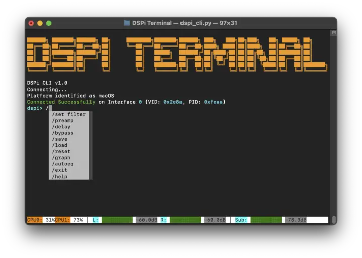 DSPi Terminal