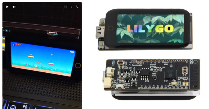 ตัวอย่างการทำงานของ Deki บน LILYGO T-Display S3 Touch