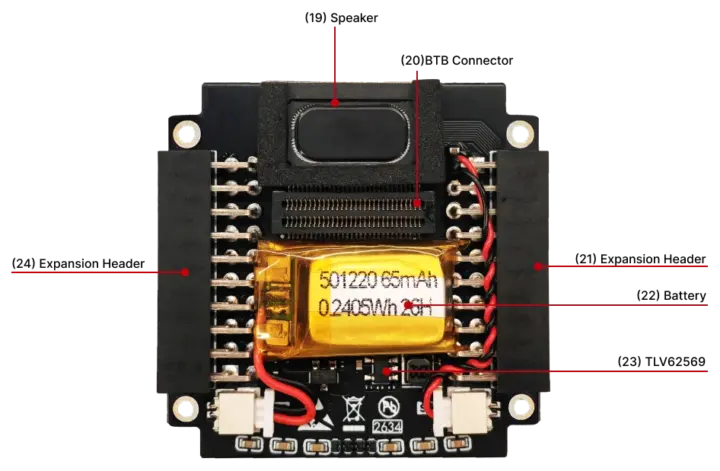ESP32-S3 devkit battery speaker