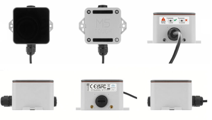 ตัวเครื่อง M5Stack ToughC5 มุมมองจากทุกด้าน