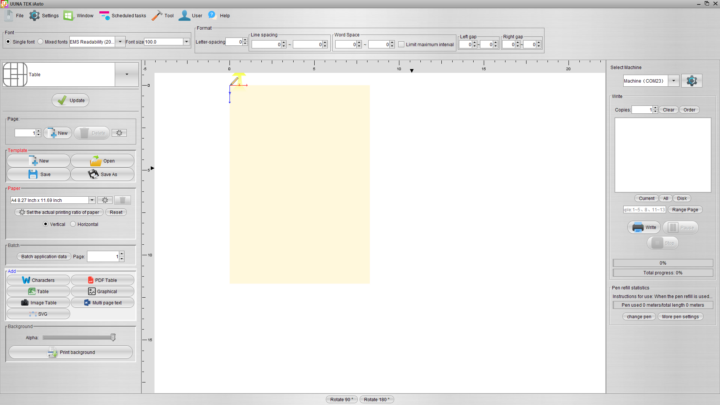 หน้าจอหลักของซอฟต์แวร์ iAuto สำหรับ Windows